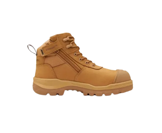 BLUNDSTONE 8550 Unisex RotoFlex Zip Safety Boot - Wheat